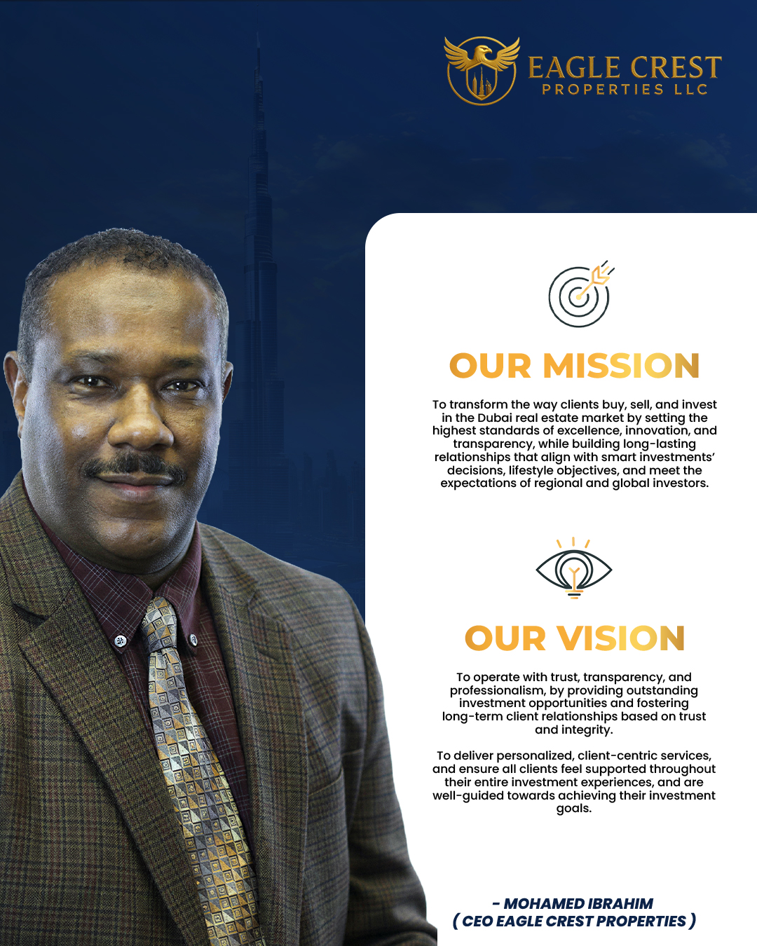 Our Mission and Our Vision