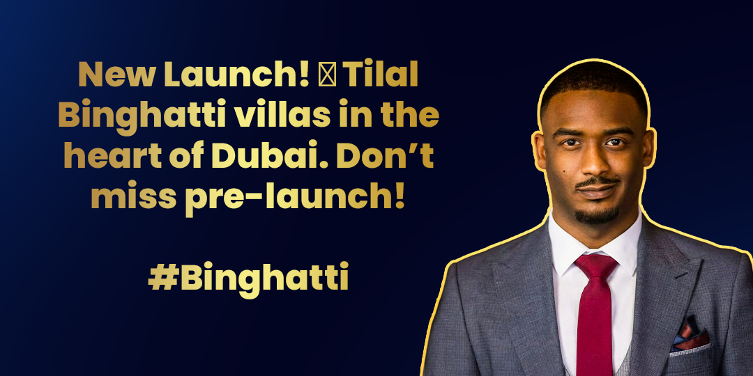 New Launch! 💎 Tilal Binghatti villas in the heart of Dubai. Don’t miss pre-launch! 🏘️ #Binghatti