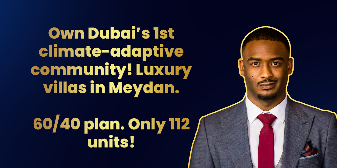Own Dubai’s 1st climate-adaptive community! 🌍 Luxury villas in Meydan. 60/40 plan. Only 112 units!🇦🇪