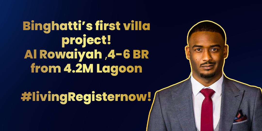 Binghatti’s first villa project! 🏡📍Al Rowaiyah💎4-6 BR from 4.2M✨Lagoon livingRegister now! 🚀