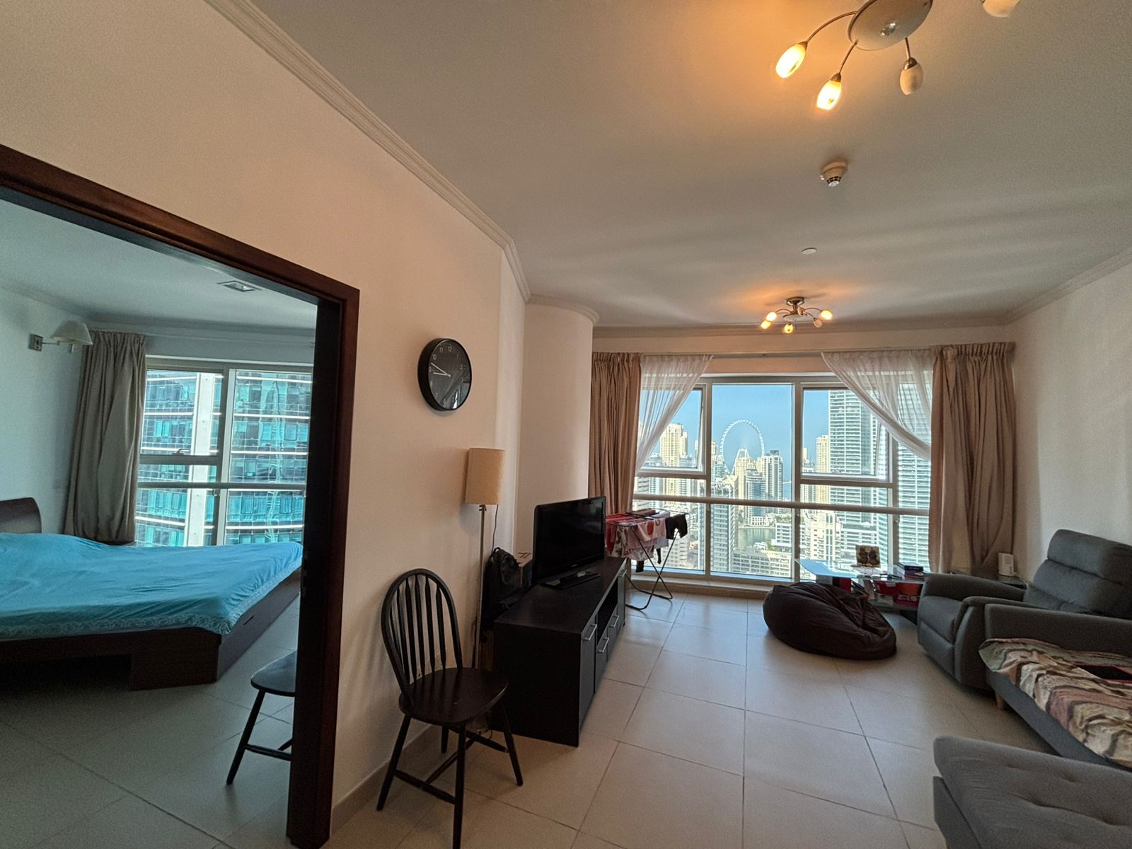 Furnished 1BR Apartment | Goldcrest Executive | SZR & Marina View - view 2